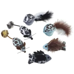 Ethical Animal Print Rattle with Catnip Toy For Cat (2 pack)