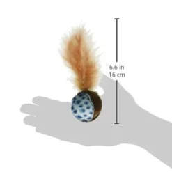 Ethical Animal Print Rattle with Catnip Toy For Cat (2 pack)