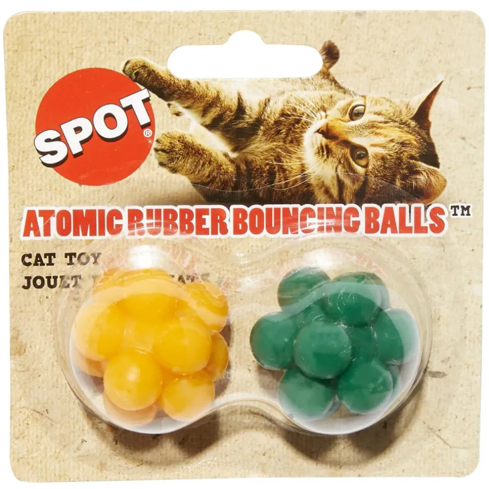 Ethical Atomic Bouncing Balls Toy For Cat 2 pack
