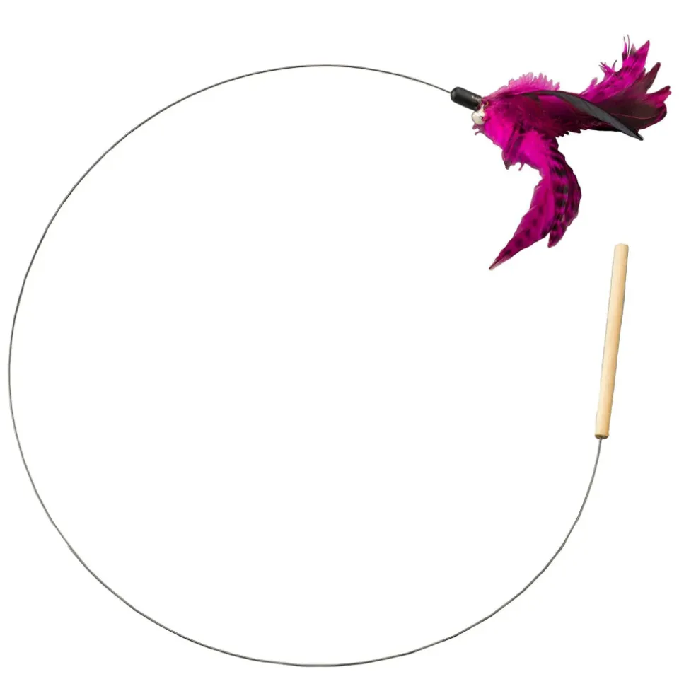 Ethical Cat Prancer Teaser Wand Assorted Toy For Cats (44")