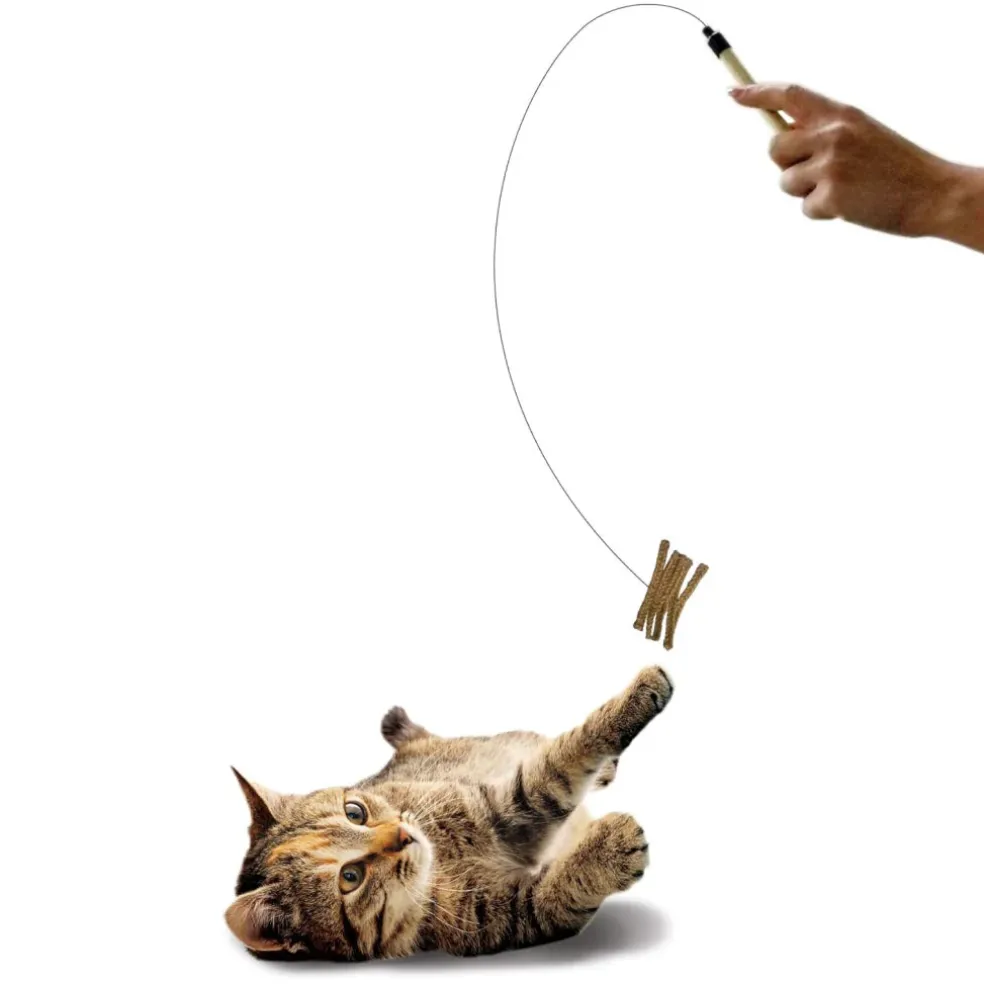 Ethical Cat Prancer Teaser Wand Assorted Toy For Cats (44")