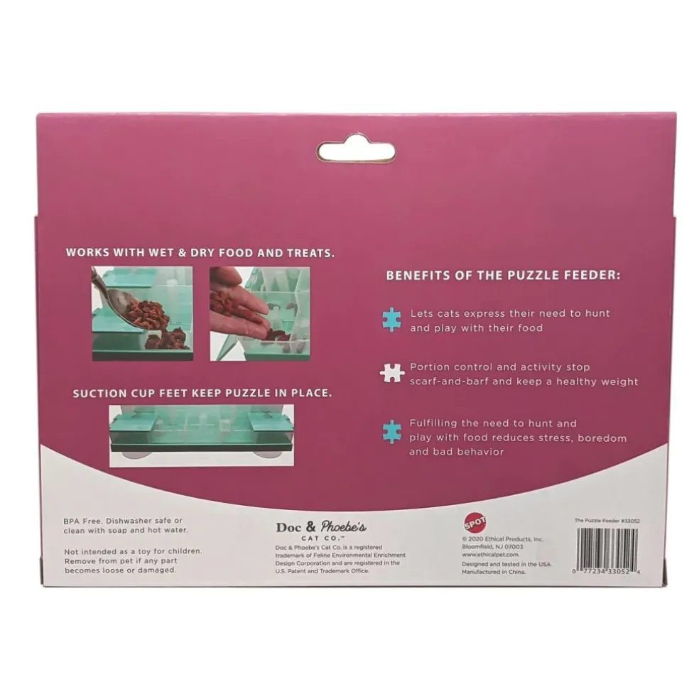 Ethical Doc & Phoebe Puzzle Feeder For Cats