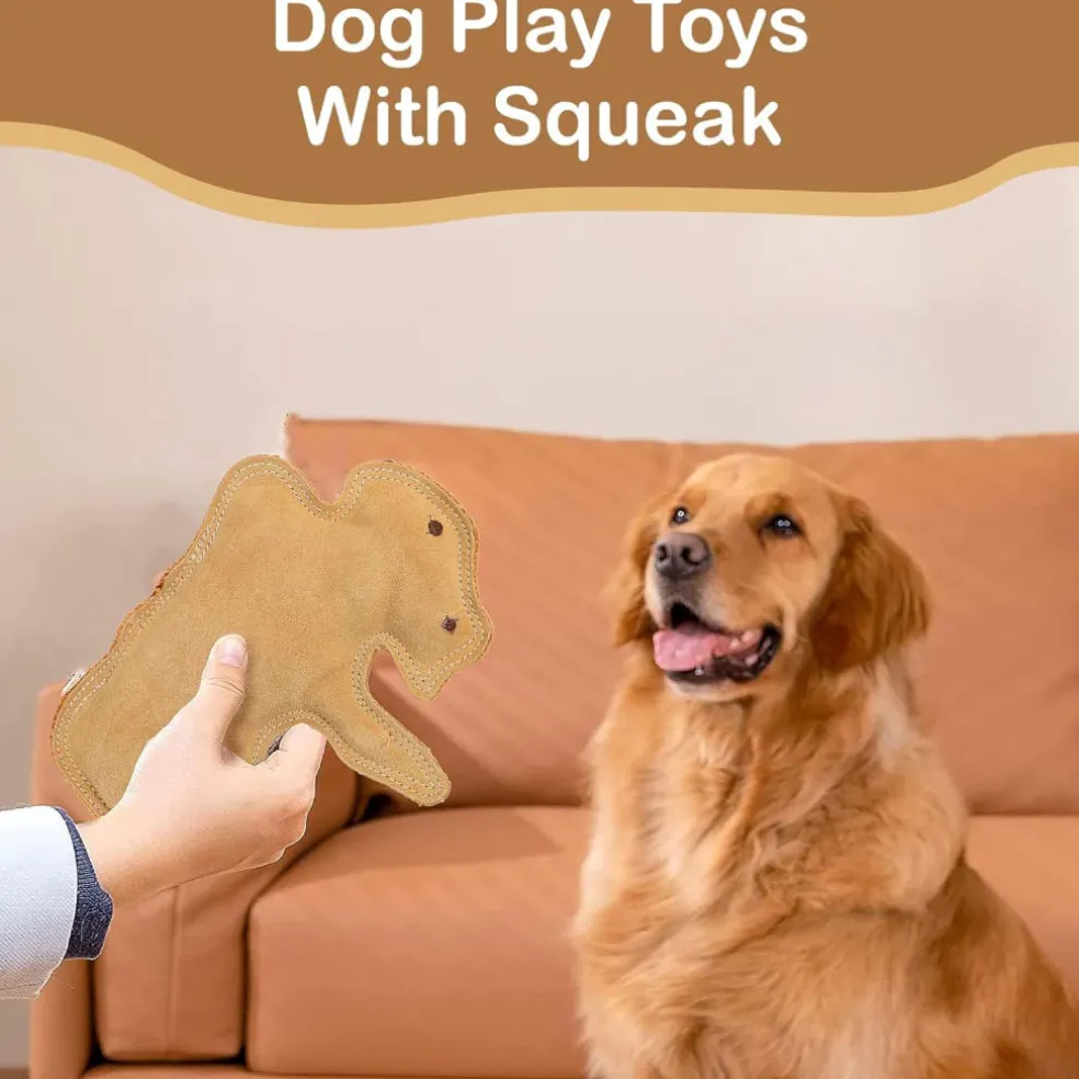 Ethical Dura-Fuse Leather Buffalo Toy For Dogs