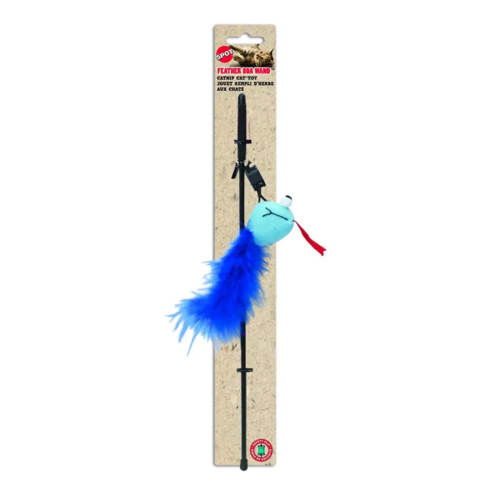 Ethical Feather Boa Wand Catnip Toy For Cats
