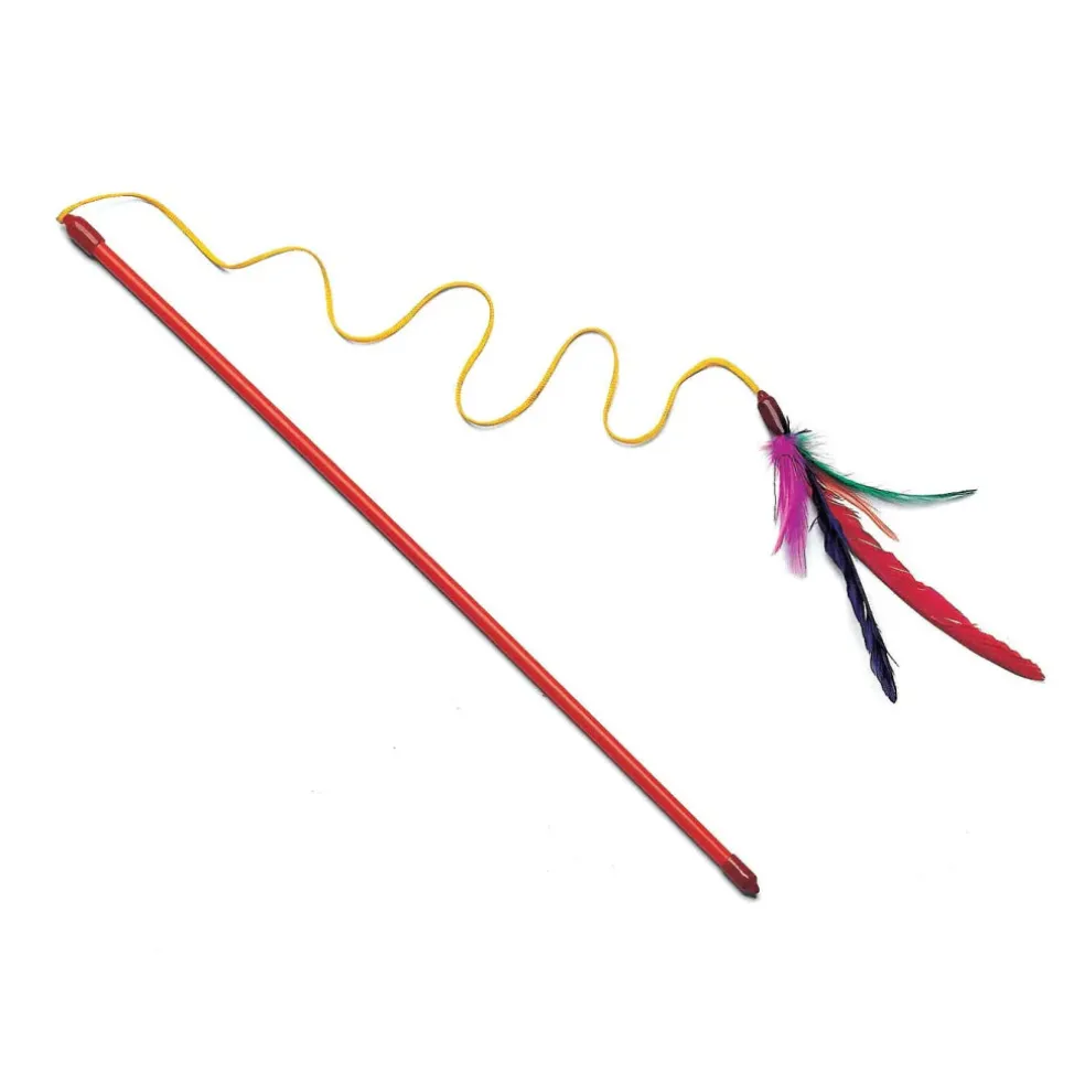 Ethical Feather Dangler Wand Toy For Cats