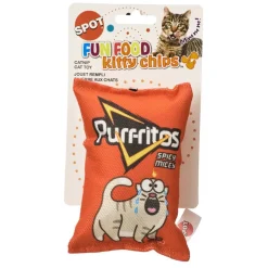 Ethical Fun Food Kitty Chips Cat Toy, Assorted Colors, Each