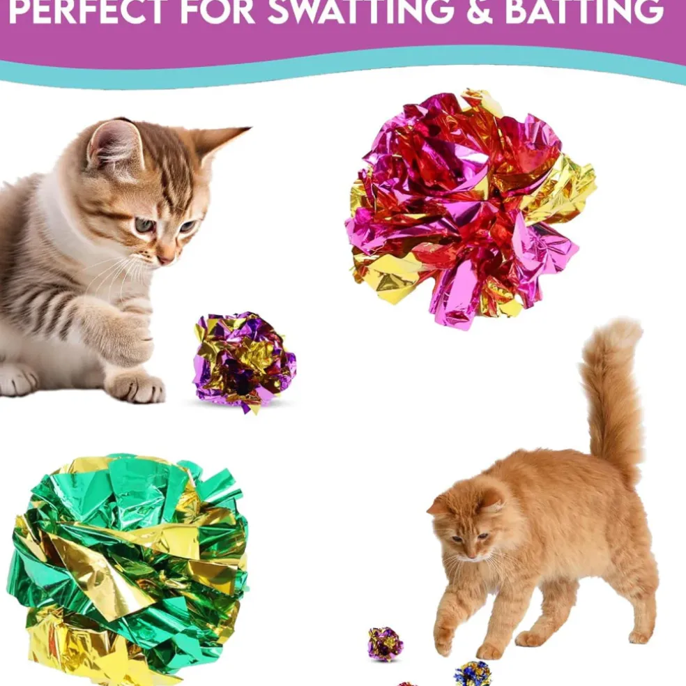 Ethical Mylar Balls Toy For Cats