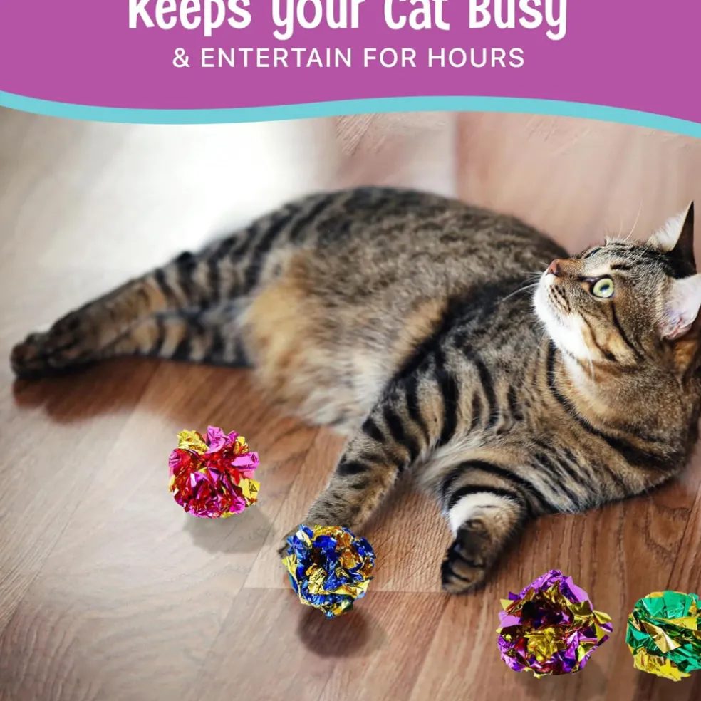 Ethical Mylar Balls Toy For Cats