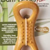 Ethical Pet Bam-Bones Plus Figure 8 Bone Peanut Butter Flavor Dog Chew Toy, 6.5"