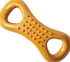 Ethical Pet Bam-Bones Plus Figure 8 Bone Peanut Butter Flavor Dog Chew Toy, 6.5