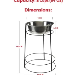 Ethical Pet Hi-Rise Single Diner 2-QT