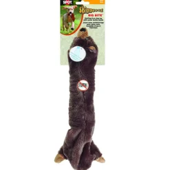 Ethical Pet Skinneeez Big Bite Bear Stuffing-Free Plush Dog Toy, assorted colors (17")