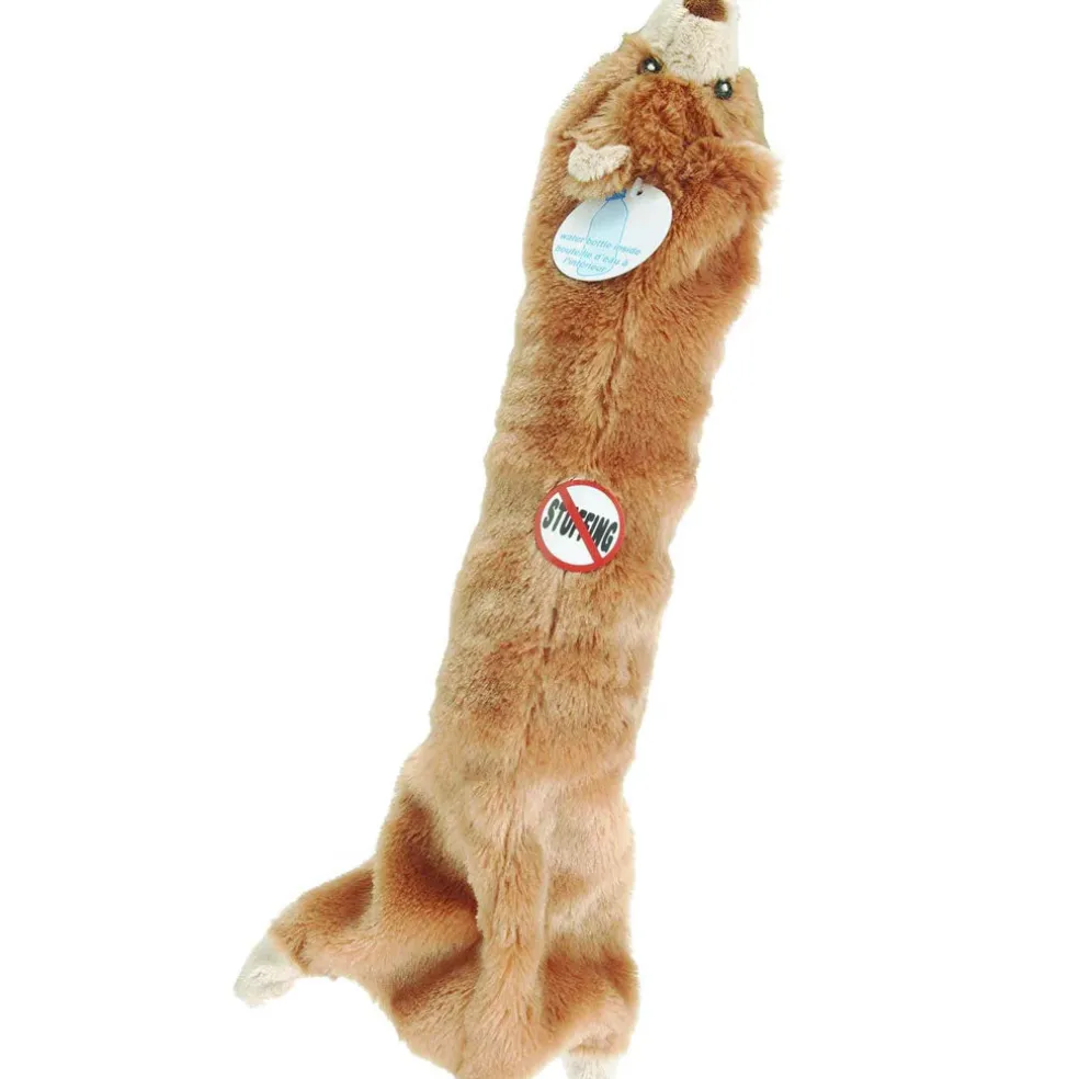 Ethical Pet Skinneeez Big Bite Bear Stuffing-Free Plush Dog Toy, assorted colors (17")