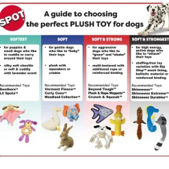 Ethical Pet Skinneeez Crinklers Cow Stuffing-Free Squeaky Plush Dog Toy