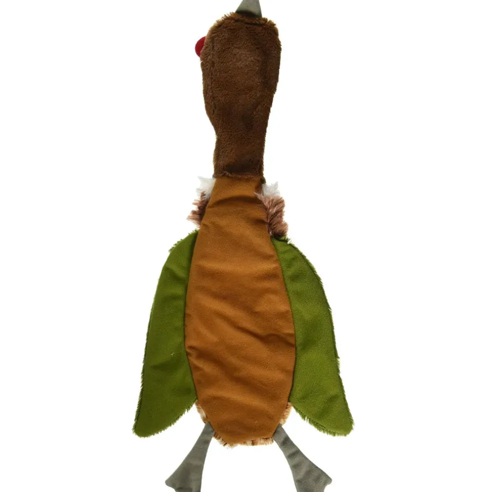 Ethical Pet Skinneeez Crinklers Bird Stuffing-Free Squeaky Plush Dog Toy, Assorted