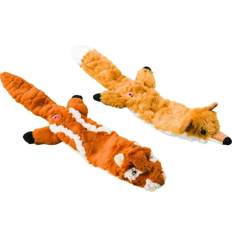 Ethical Pet Skinneeez Extreme Quilted Stuffing-Free Raccoon Toy for Dogs