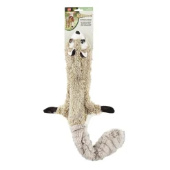 Ethical Pet Skinneeez Forest Series Stuffing-Free Raccoon Toy for Dogs