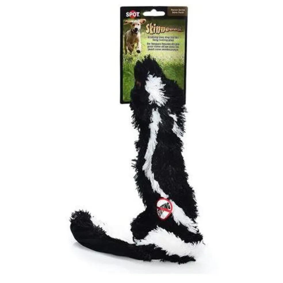 Ethical Pet Skinneeez Forest Series Skunk Stuffing-Free Toy for Dogs