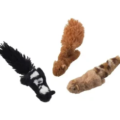 Ethical Pet Skinneeez Forest Creatures Cat Toy with Catnip, assorted characters