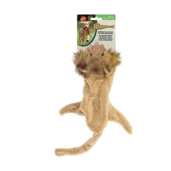 Ethical Pet Skinneeez Jungle Series Jungle Cat Stuffing-Free Toy for Dogs, assorted colors (Mini 14")