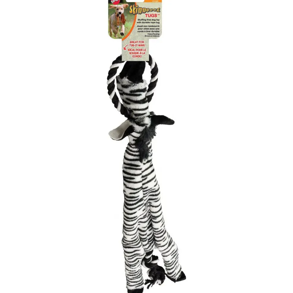 Ethical Pet Skinneeez Tugs Dog Toy Jungle, Assorted, 23"