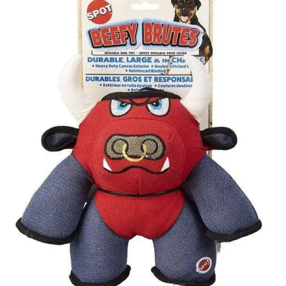 Ethical Pet Spot Beefy Brutes Durable Dog Toy, Assorted, 10"
