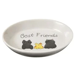 Ethical Pet Spot Best Friends Oval Cat Dish 6"