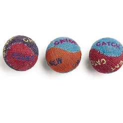 Ethical Pet Spot Burlap Ball Catnip Toy, 1.5