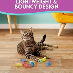 Ethical Pet Spot Colorful Springs Catnip Toy Thin, Assorted, 3