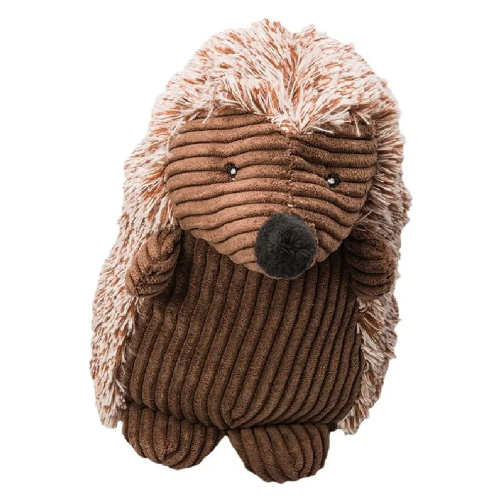 Ethical Pet Spot Corduroy Hedgehogs Dog Toy, Color Varies, 8", 1-count