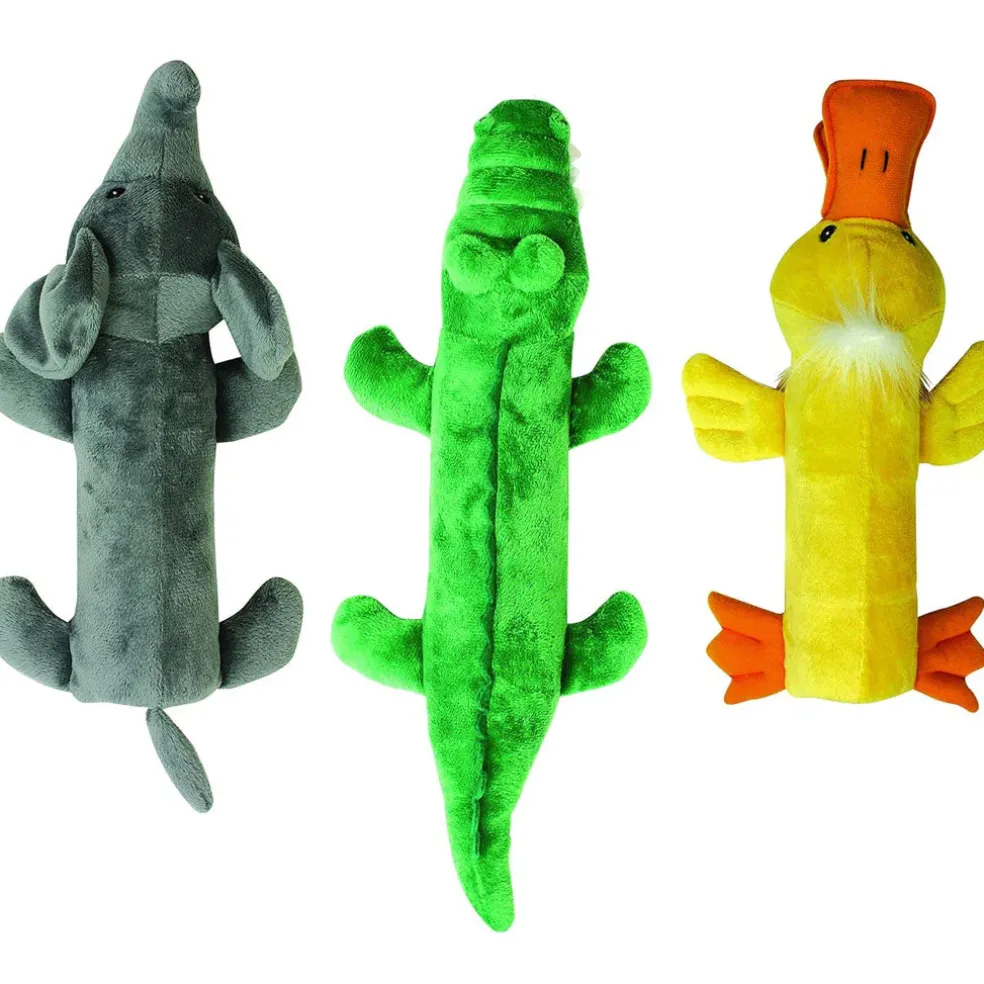 Ethical Pet Spot Crunch & Squeak Critters Dog Toy, Character Varies, 1-count