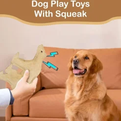 Ethical Pet Spot Dura-Fused Leather Dog Toy Bear, Large