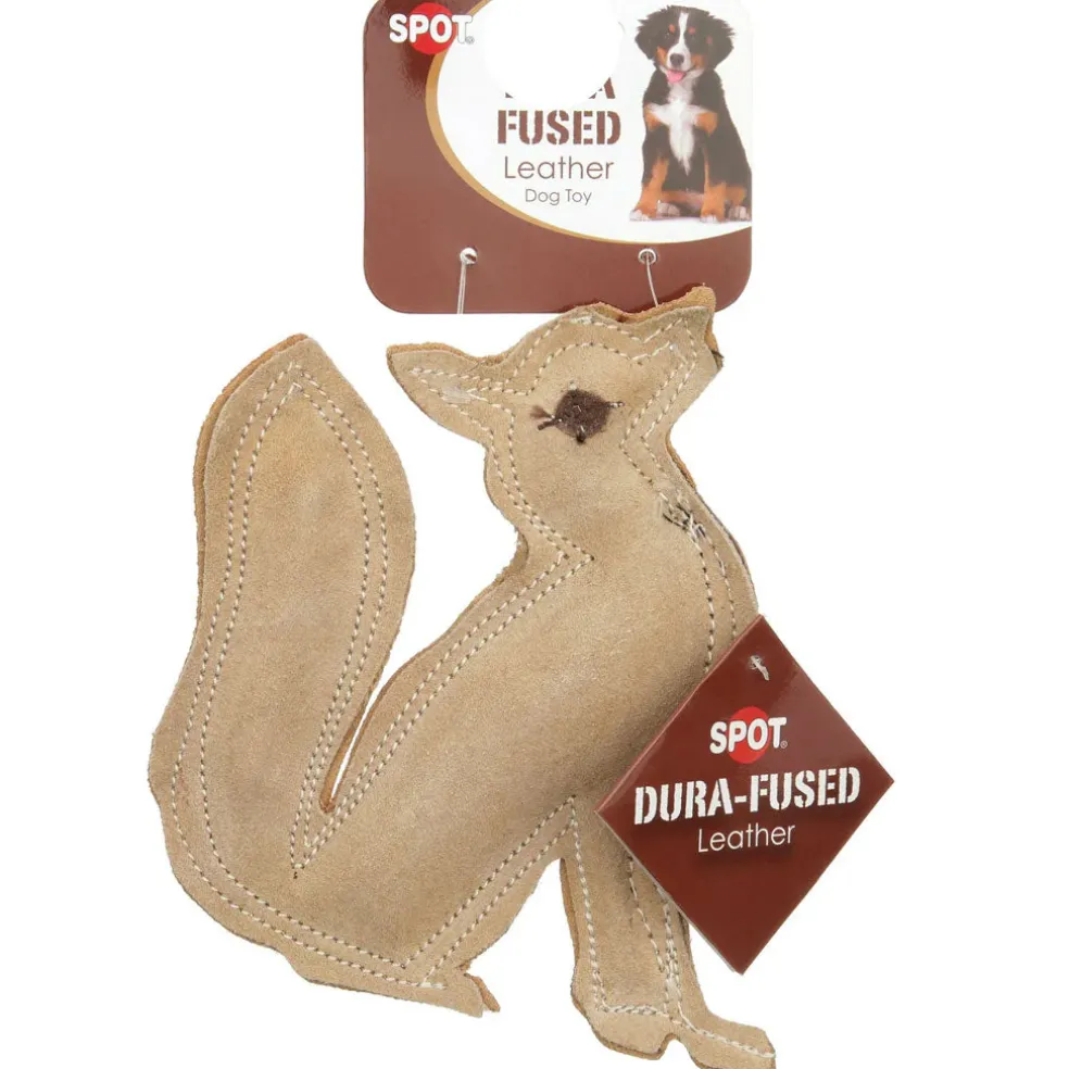 Ethical Pet Spot Dura-Fused Leather Dog Toy Fox, Small