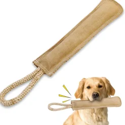 Ethical Pet Spot Dura-Fused Leather Retriever Dog Toy