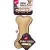 Ethical Pet Spot Dura-Fused Leather Bone Dog Toy, 9"