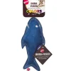 Ethical Pet Spot Dura-fuse Leather Fish Dog Toy, Character Varies, 7", 1-count
