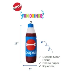 Ethical Pet Spot Fun Drink Pupsi Plush Dog Toys