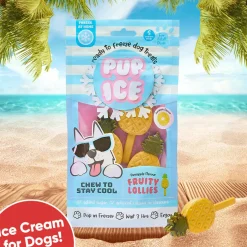 Ethical Pup Ice Fruity Lollies Ready to Freeze Dog Treats, 3-pack