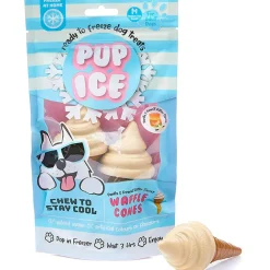 Ethical Pup Ice Waffle Cone Ready to Freeze Dog Treats, 2 pack