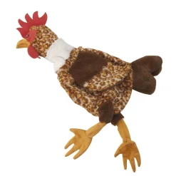 Ethical Skinneeez Stuffing-Free Plush Chicken Toy for Dogs (18")