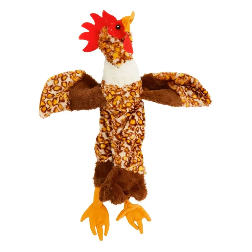 Ethical Skinneeez Stuffing-Free Plush Chicken Toy for Dogs (18")