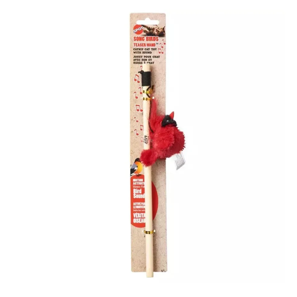 Ethical Songbird Teaser Wand Toy for Cats, Assorted Characters