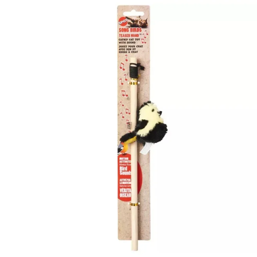 Ethical Songbird Teaser Wand Toy for Cats, Assorted Characters