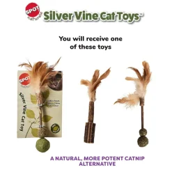Ethical Spot Naturals Silver Vine Toy For Cats (Medium) Assorted
