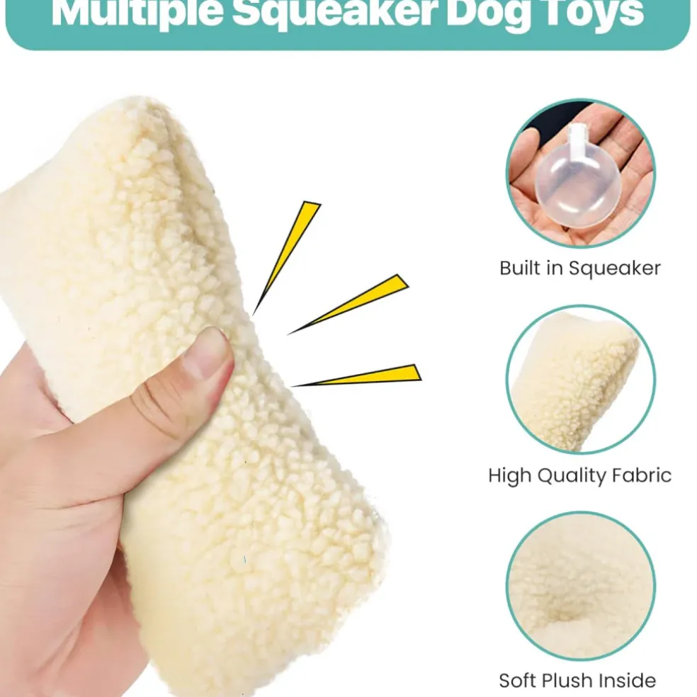 Ethical Vermont Fleece Bone Toy For Dog (12")