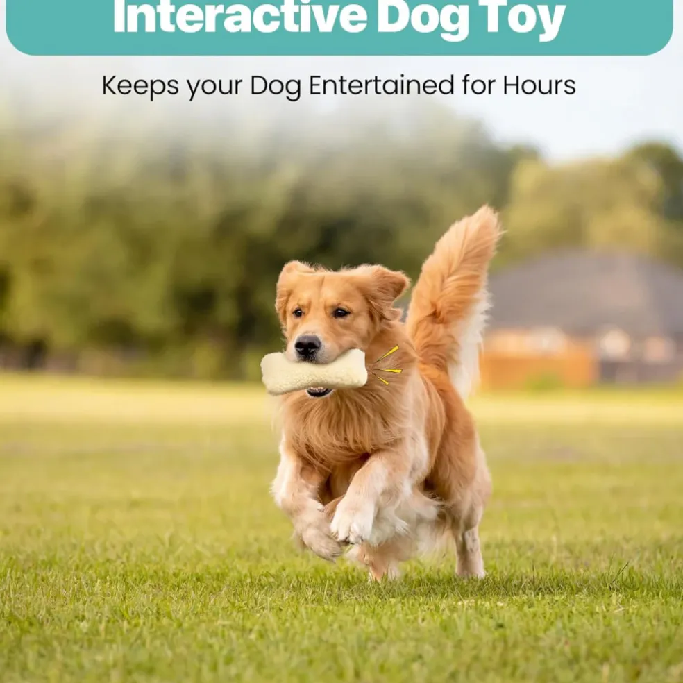 Ethical Vermont Fleece Bone Toy For Dog (12")