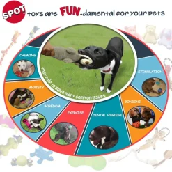 Ethical Vermont Fleece Bone Toy For Dog (12