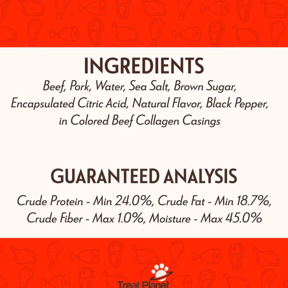 Etta Says! Beef Deli Sausages Meat Treats for Dogs