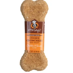 Etta Says! Cookie Cruncher Dog Treat Cheddar & Bacon, 5"