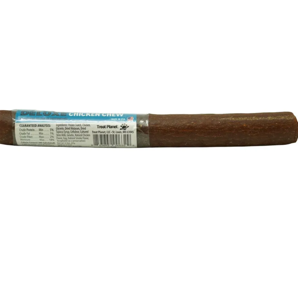 Etta Says! Deluxe Crunchy Chicken Dog Chew Treats, 7"